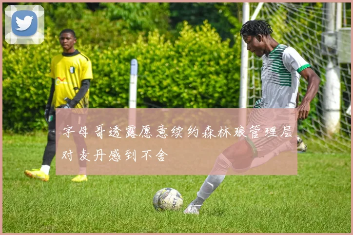 字母哥透露愿意续约森林狼管理层对麦丹感到不舍
